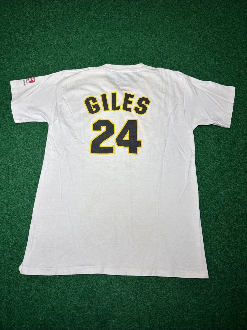 Pirates Brian Giles Pittsburgh Shirt Vintage 90s Baseball M 18x27 T Shirt